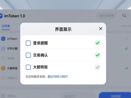 imToken 1.0安全警报设置教程 如何开启登录与转账提醒