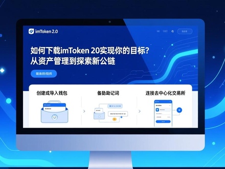 如何下载imToken 2.0实现你的目标？从资产管理到探索新公链