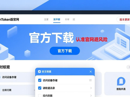 imToken中文版手机下载安装技巧 认准官网避风险权限设置别忽略