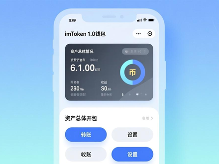 imToken 1.0下载体验：简单好用的区块链入门钱包