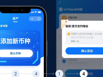 imToken安卓版添加新币种教程，手动导入合约地址详解