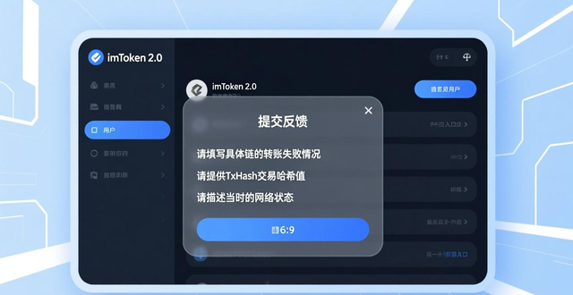 如何在imToken下载2.0版中应用反馈机制？_imToken反馈机制使用方法_imToken反馈入口位置